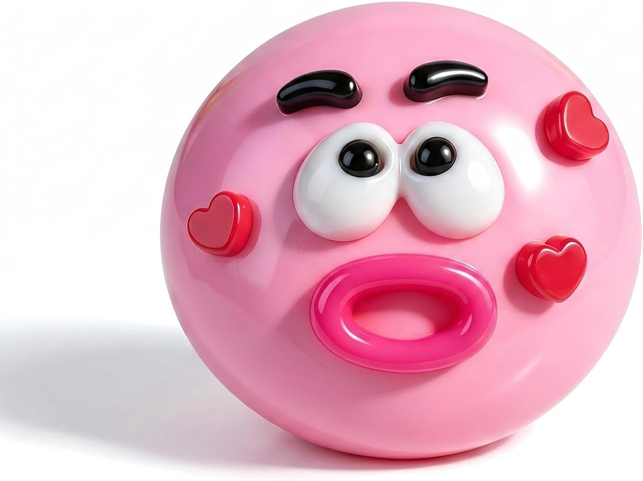 Smushers Squishy Curiosities - Ultra-Soft Slow Rising Stress Relief Toy for Adults, Cute Quirky Sensory Fidget Toy for Anxiety Relief, ADHD & Autism, Unique Office Desk Decor(Pink)
