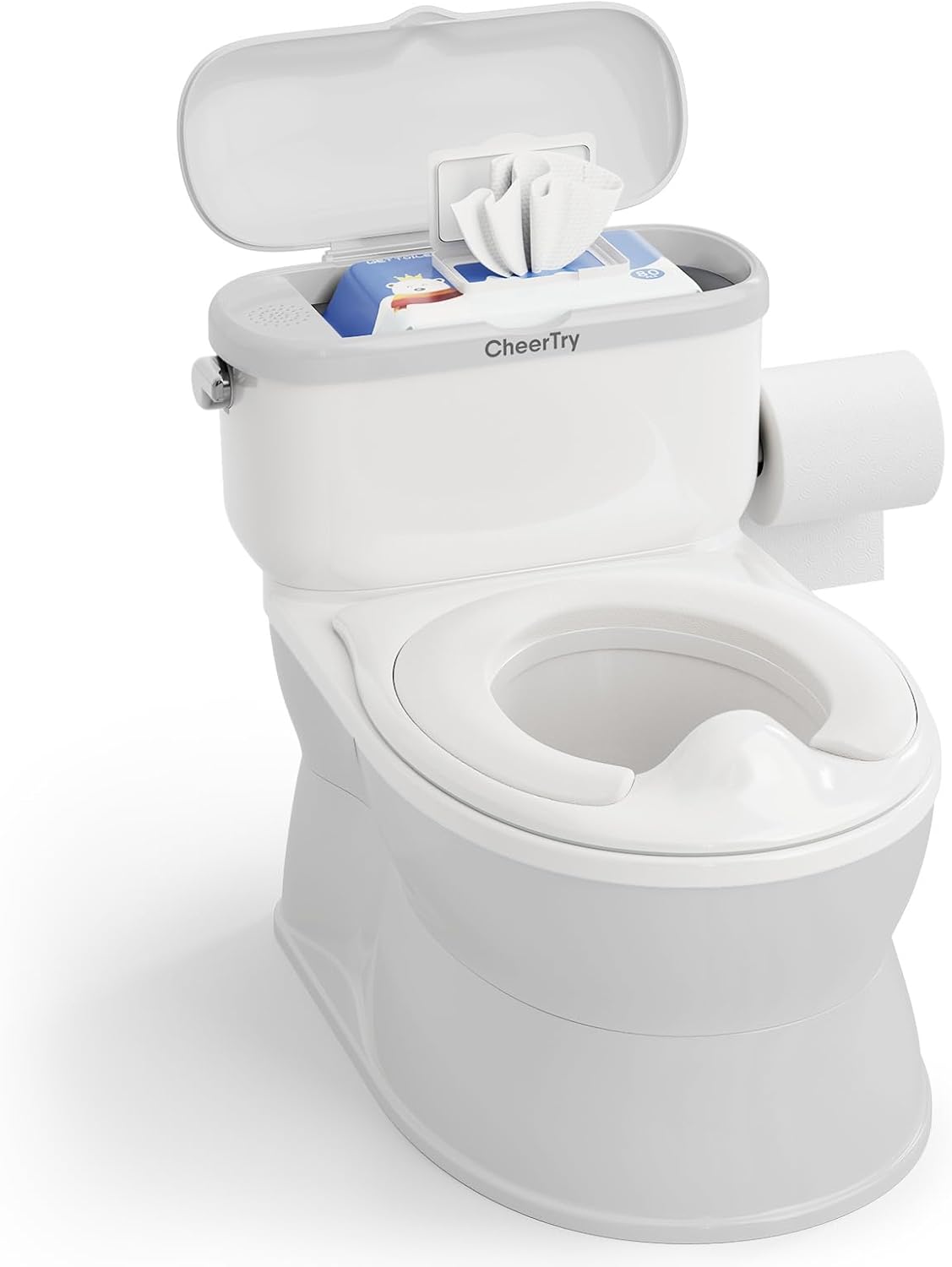 CheerTry 2-in-1 Toddler Potty Training Toilet with Detachable Training Seat