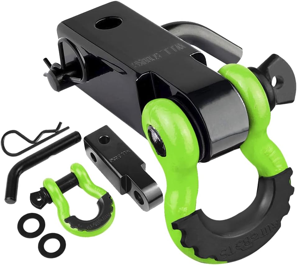 AUTOBOTS Tow Hitch Receiver 2" Shackle Hitch Receiver Green