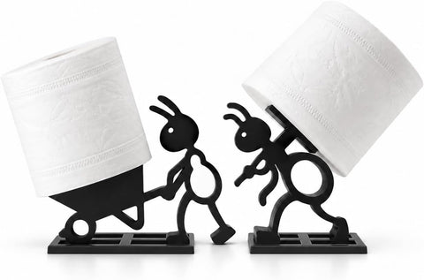 Funny Ant Toilet Paper Holder – Unique Ant Design Bathroom Decor, Toilet Paper Roll Stand for Bathroom, Rustic, Modern or Farmhouse Style, Fun Gift for Home, Friends & Family
