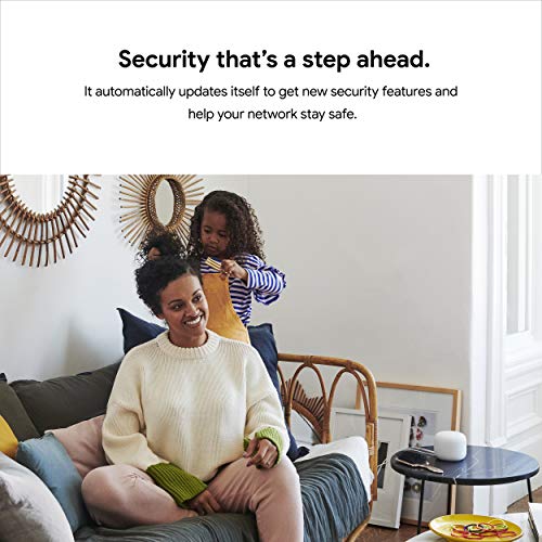 Google Nest Wifi - AC2200 - Mesh WiFi System - Wifi Router - 2200 Sq Ft Coverage - 1 pack