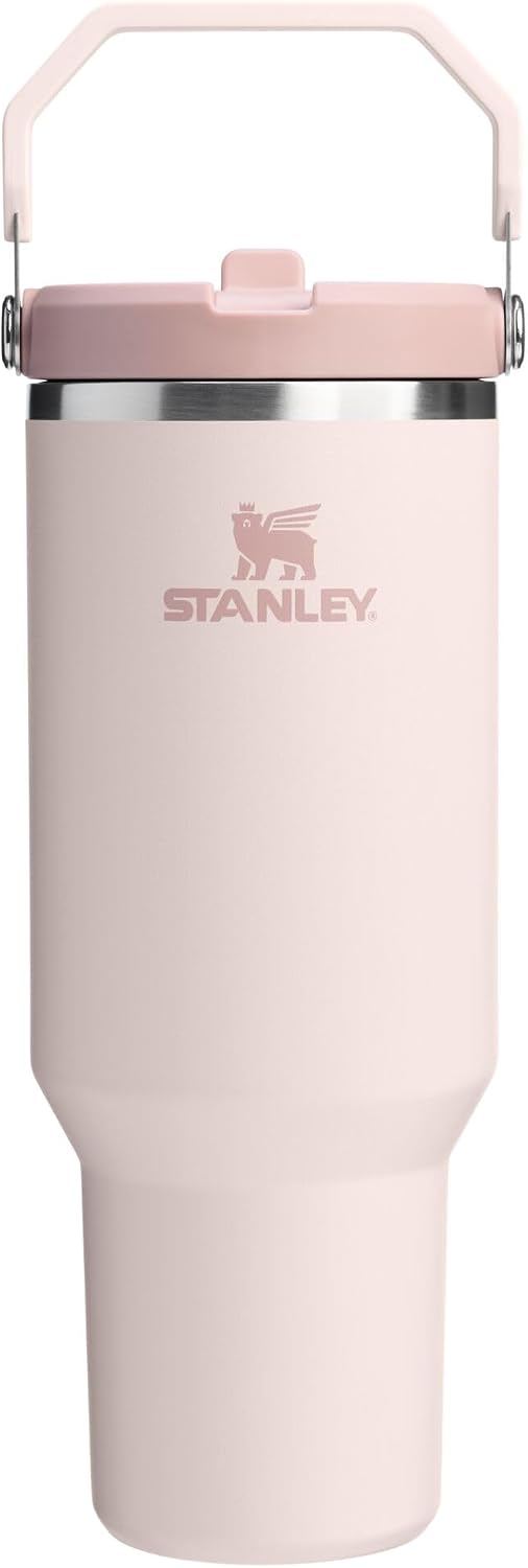 STANLEY IceFlow 2.0 Flip Straw Tumbler, 40 oz, Rose Quartz