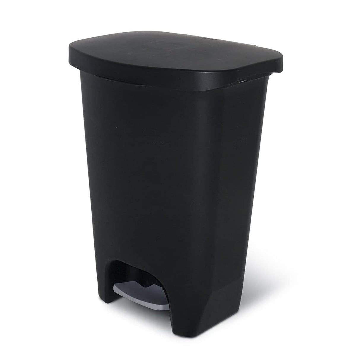 Glad Trash Can with Clorox Odor Protection | Plastic Bin, 13 Gal, Black
