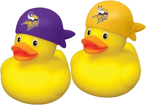 aminco NFL Team Rubber Duck Set Two Pack – Officially Licensed Collectible – Great Gift for Fans