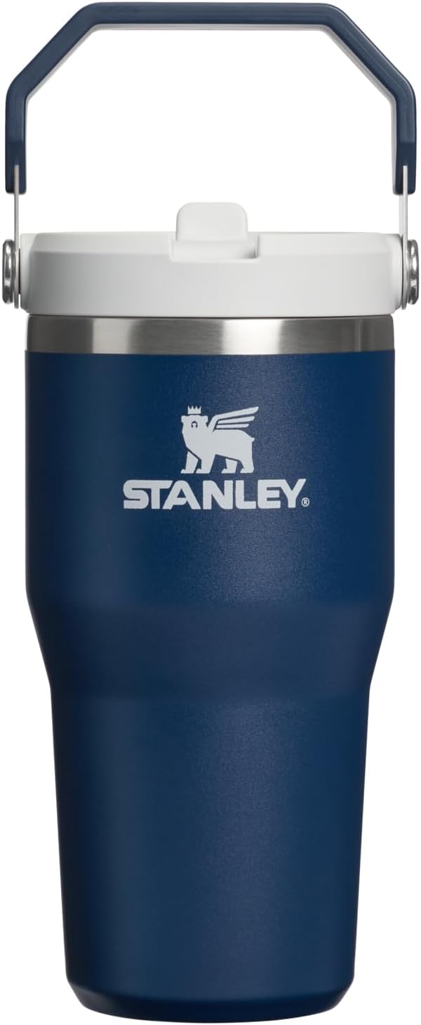 STANLEY IceFlow 2.0 Flip Straw Tumbler, 20 oz, Dark Navy