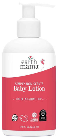 Earth Mama - Simply Non-Scents Baby Lotion for Dry Skin - 8 oz