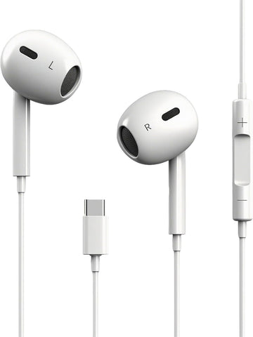 USB C Wired Headphones for iPhone 17/16/15 Pro Max