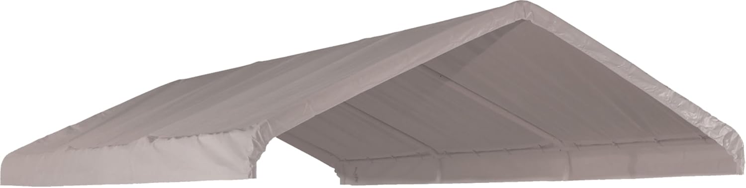 ShelterLogic MaxAP Canopy Replacement Cover, White, 10 x 20 ft.