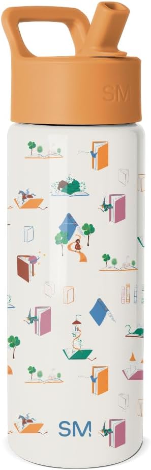 Simple Modern Kids Water Bottle & Toddler Cup | 18oz | Books