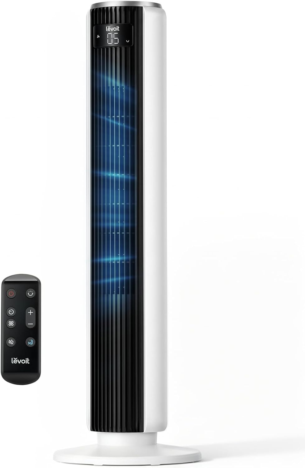 Levoit Tower Fan for Bedroom, 28ft/s Fans that Blow Cold Air, 28dB Quiet