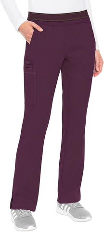 Med Couture Touch Women's Yoga Pull-On Pant Scrub Bottoms with 7 Pockets