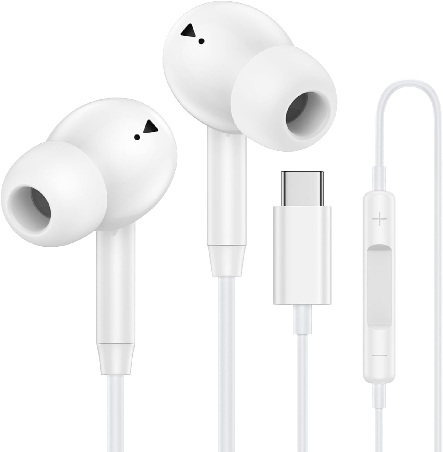USB C Wired Earbuds Ear Buds for iPhone 17 16 Pro Max 16e 16 Plus 16Pro 15