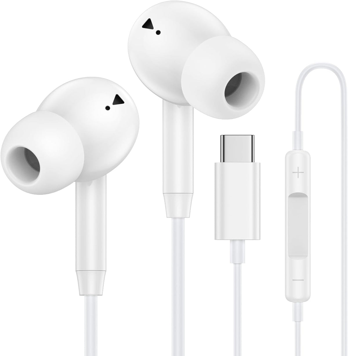 USB C Wired Earbuds Ear Buds for iPhone 17 16 Pro Max 16e 16 Plus 16Pro 15