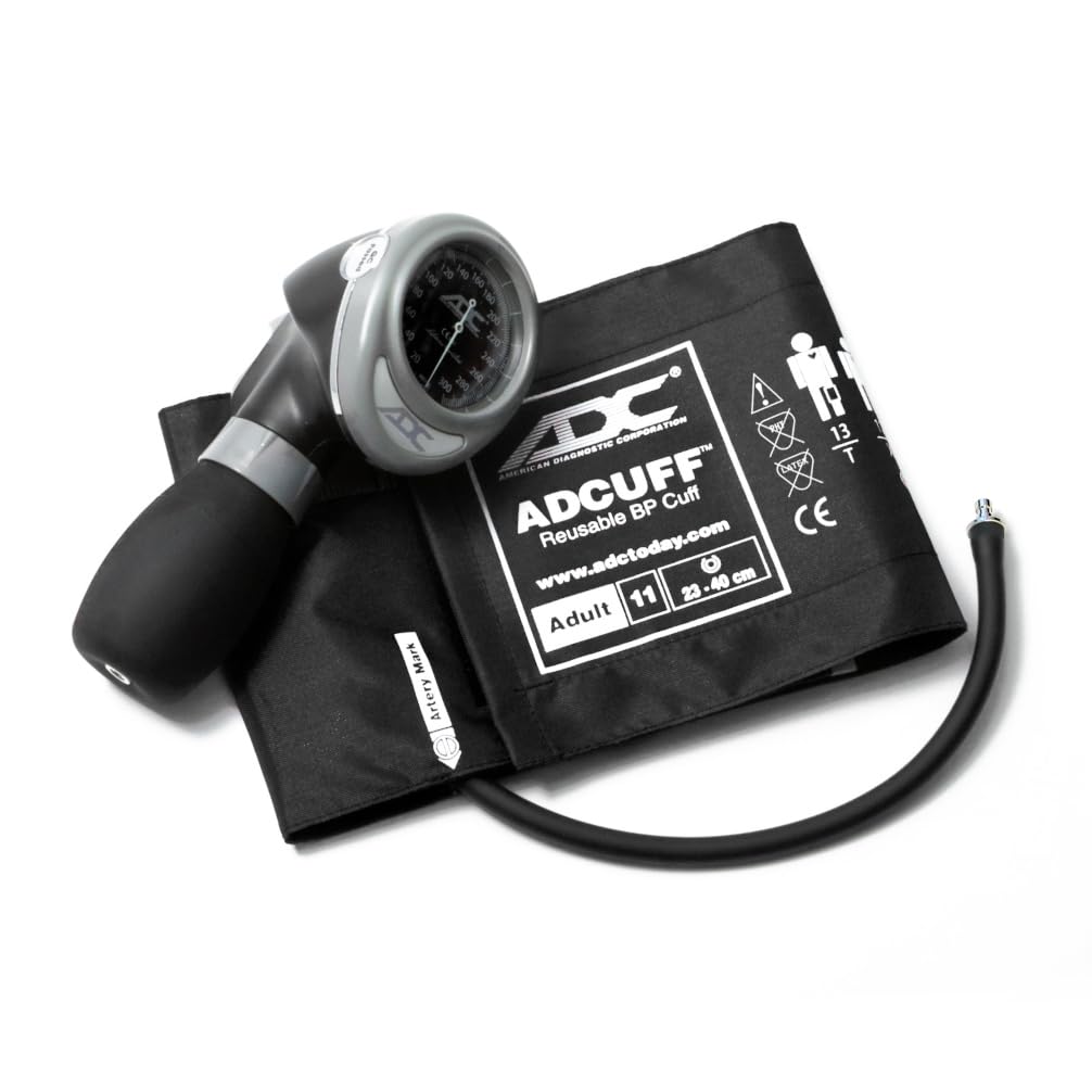 ADC Diagnostix 703 Premium Professional Palm Aneroid Sphygmomanometer