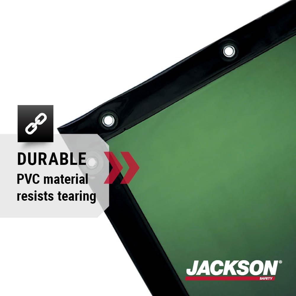Jackson Safety Transparent Welding Curtain for Sparks & Spatter - NFPA 701