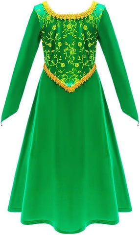 Dressy Daisy Toddler Little Girls Princess Ogre Halloween Costume Birthday Party Dress Up Green Gown