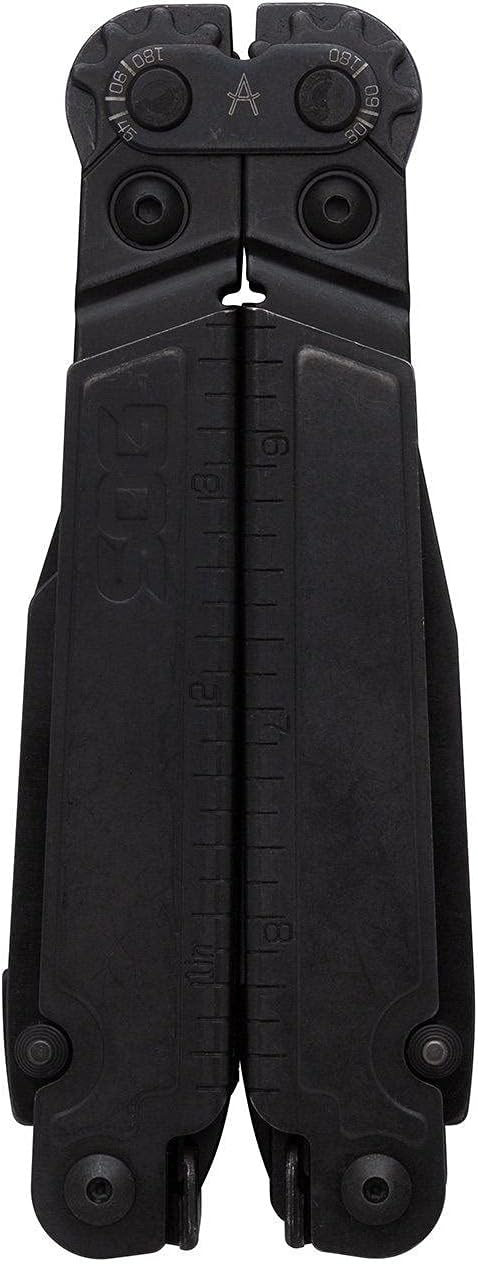 SOG PowerAccess Assist Full-Sized Well-Rounded Daily Use Multi-Tool | One-Handed Assisted Opening | 21 Tools, Black