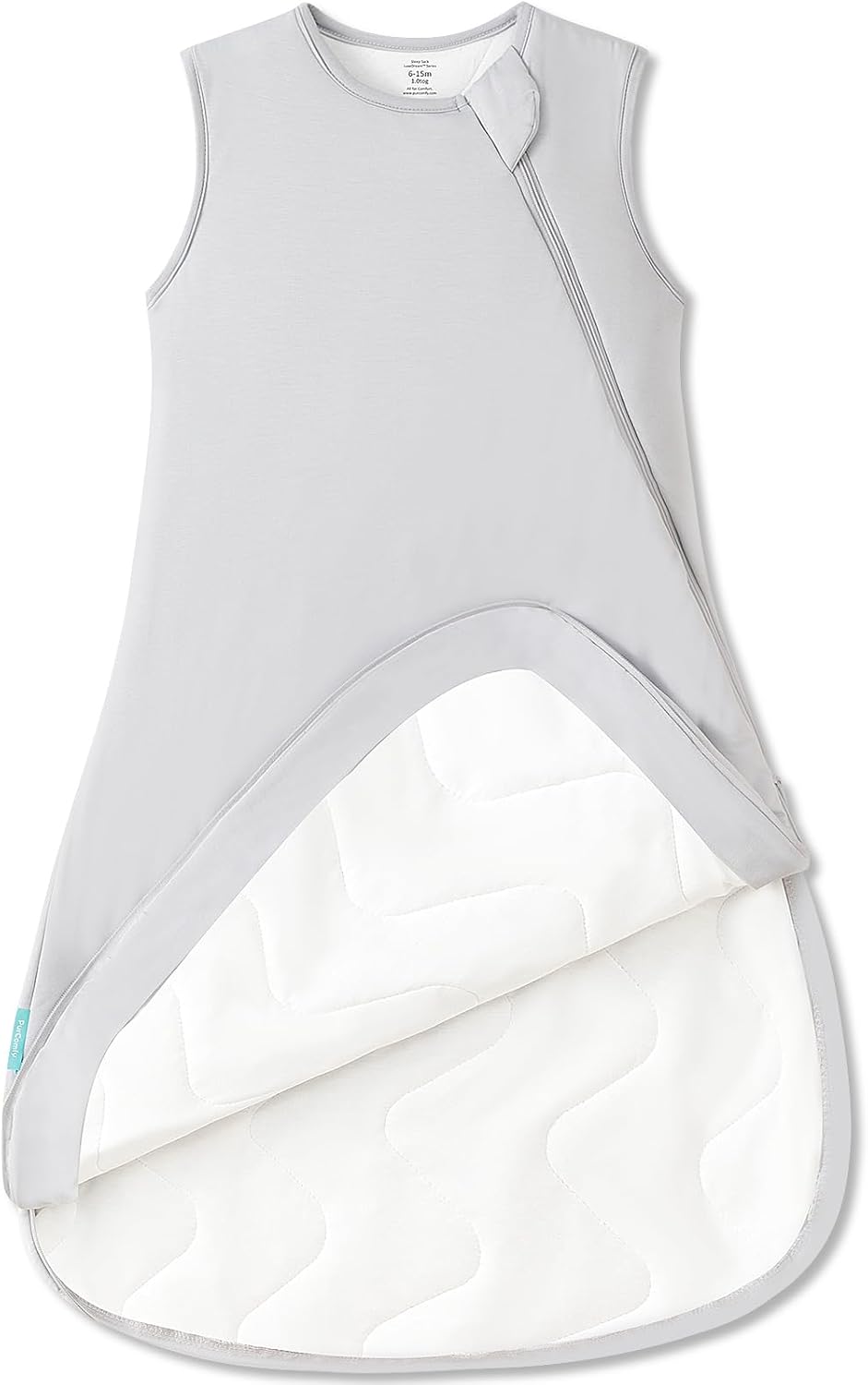 PurComfy Supersoft Bamboo Viscose Sleep Sack, 1.0 TOG Baby Sleeping Bag