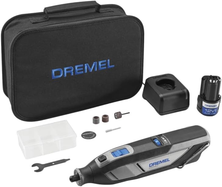 Dremel 8240-5 12V Cordless Rotary Tool Kit with Tool Fabric Carry Bag