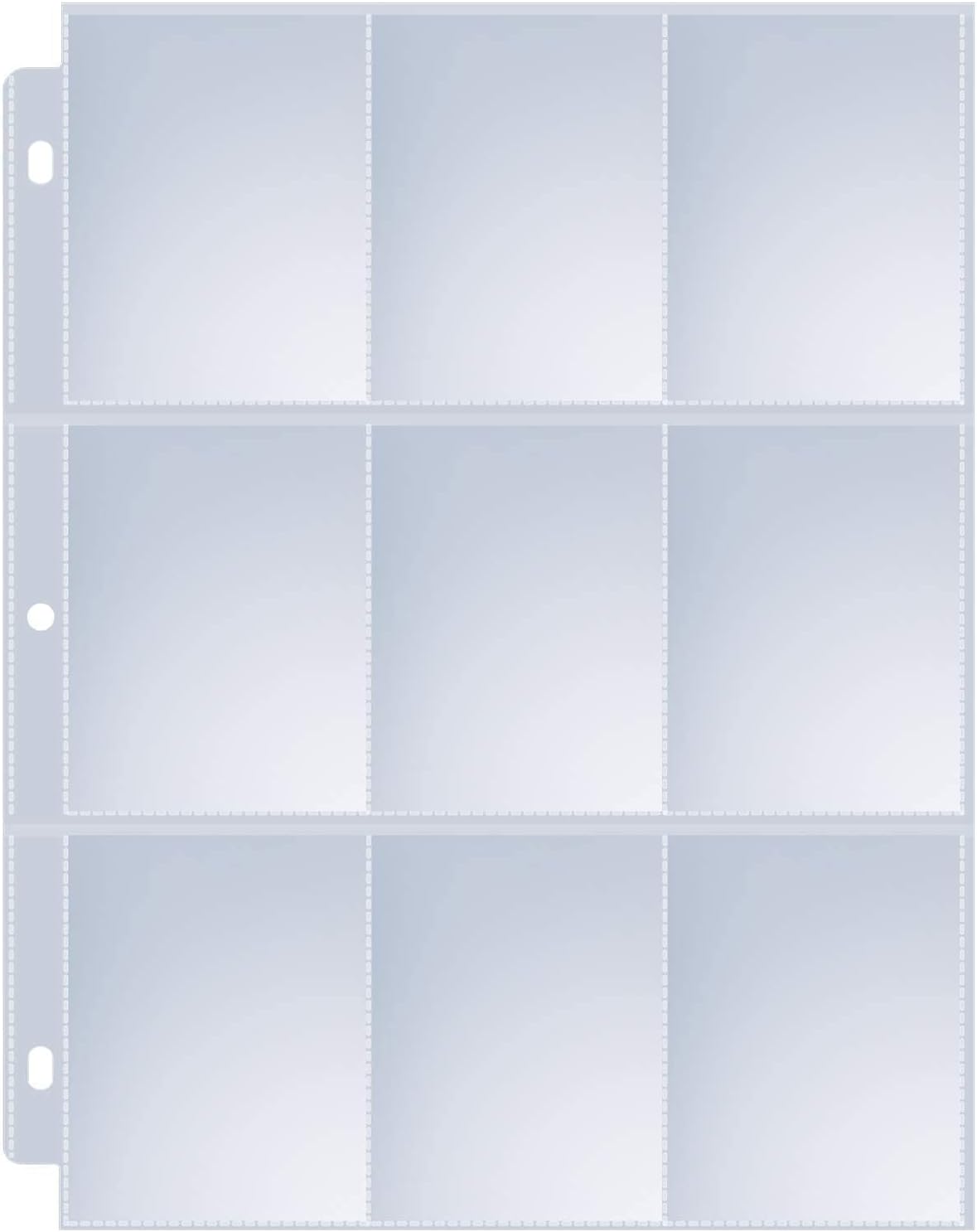 Sooez Trading Card Sleeves for Binder, Double Sided Card Holder, 36 Pack