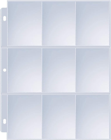 Sooez Trading Card Sleeves for Binder, Double Sided Card Holder, 36 Pack