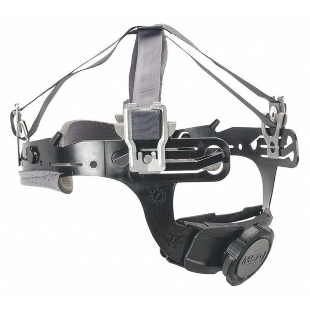 MSA 10153385 Fas-Trac III Replacement Suspension - 4-Point Attachment, Size: Standard, Skullgard/Comfo-Cap Helmet Accessory, Cap/Hat-Style Hard Hat Suspension, Adjustable, Replaceable & Durable Gear,Black