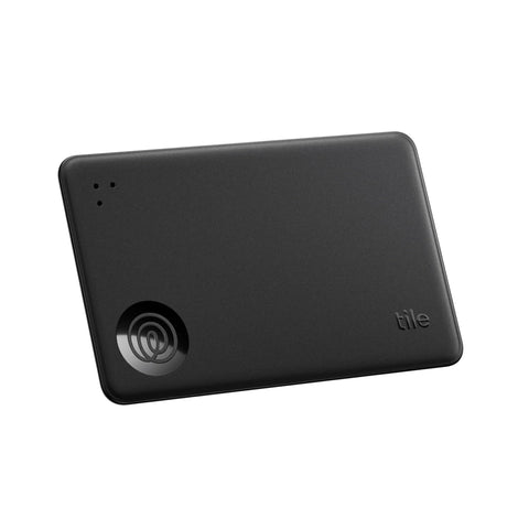 Tile by Life360 Slim (2024) - Wallet Finder, Bluetooth Tracker and Item Locator for Luggage Tags, Passports and More. Both iOS and Android Compatible. Phone Finder. 1-Pack (Black)