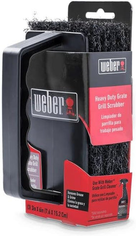 Weber® Grill Grate Scrubber, Grill Cleaning Accessory, Black