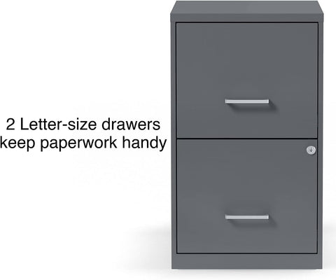Staples Vertical File Cabinet, 2-Drawer, for Letter/Legal Files