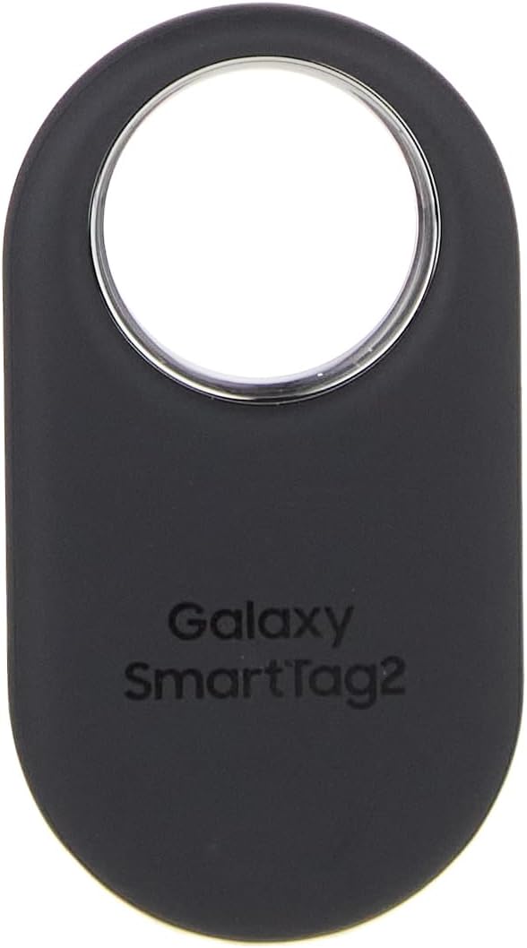 Samsung SmartTag2 (2023) Bluetooth + UWB, IP67 Water and Dust Resistant, Findable via App, 1.5 Year Battery Life - Black (International Version)