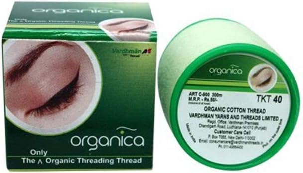Organica Face & Eyebrow Threading Thread Organic x 1 thread spool eyebrow makeup facial dermaplaning hair removal epilator tool