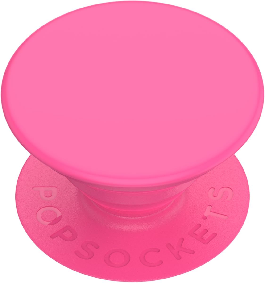 PopSockets Adhesive Phone Grip, Holder- Neon Pink