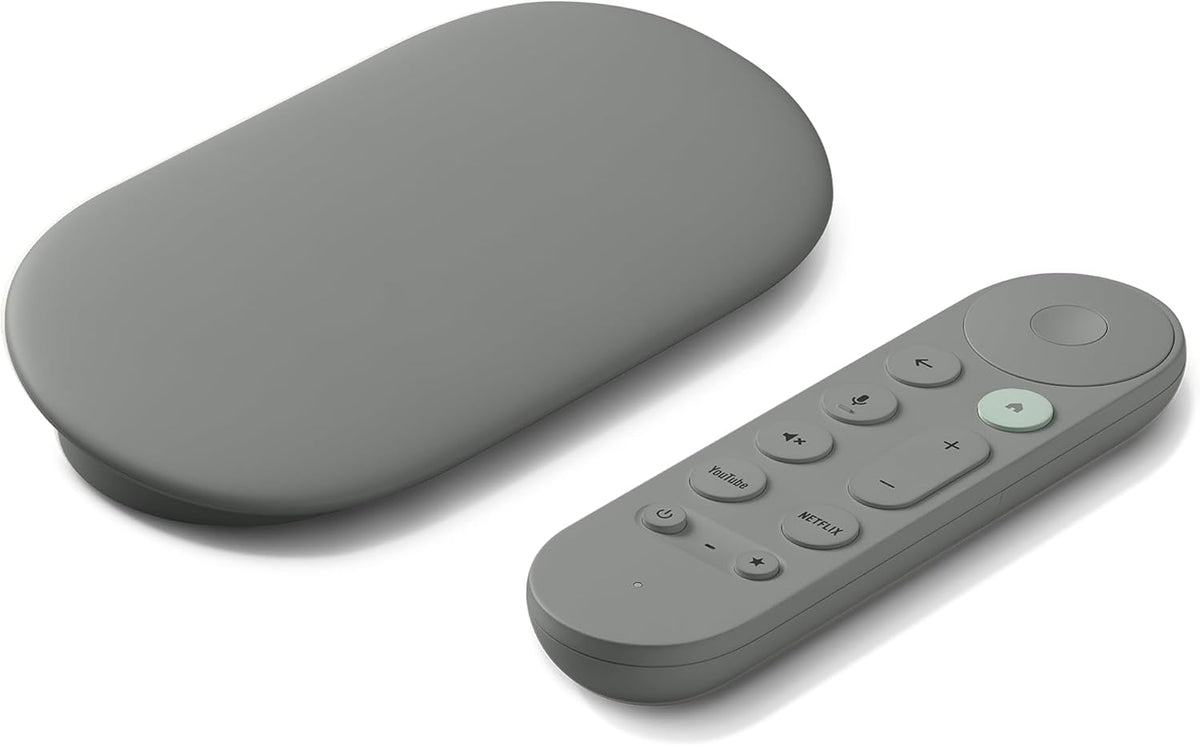 Google TV Streamer 4K - Fast Streaming Entertainment on Your Device with Voice Search Remote - Watch Movies, Shows, Live, and Netflix in HDR - Smart Home Control - 32 GB of Storage - Hazel