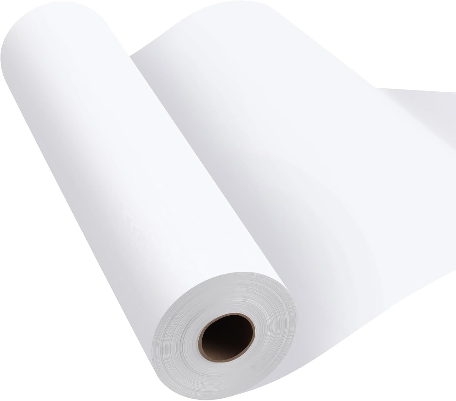 Phinus Craft Paper Roll 15''×2400'', Industrial-Grade Kraft Paper Roll, White Easel Paper Roll for Kids for Moving, Gift Wrapping, Wall Art, Table Runner, Floor Covering, Packing, Bulletin Board Paper