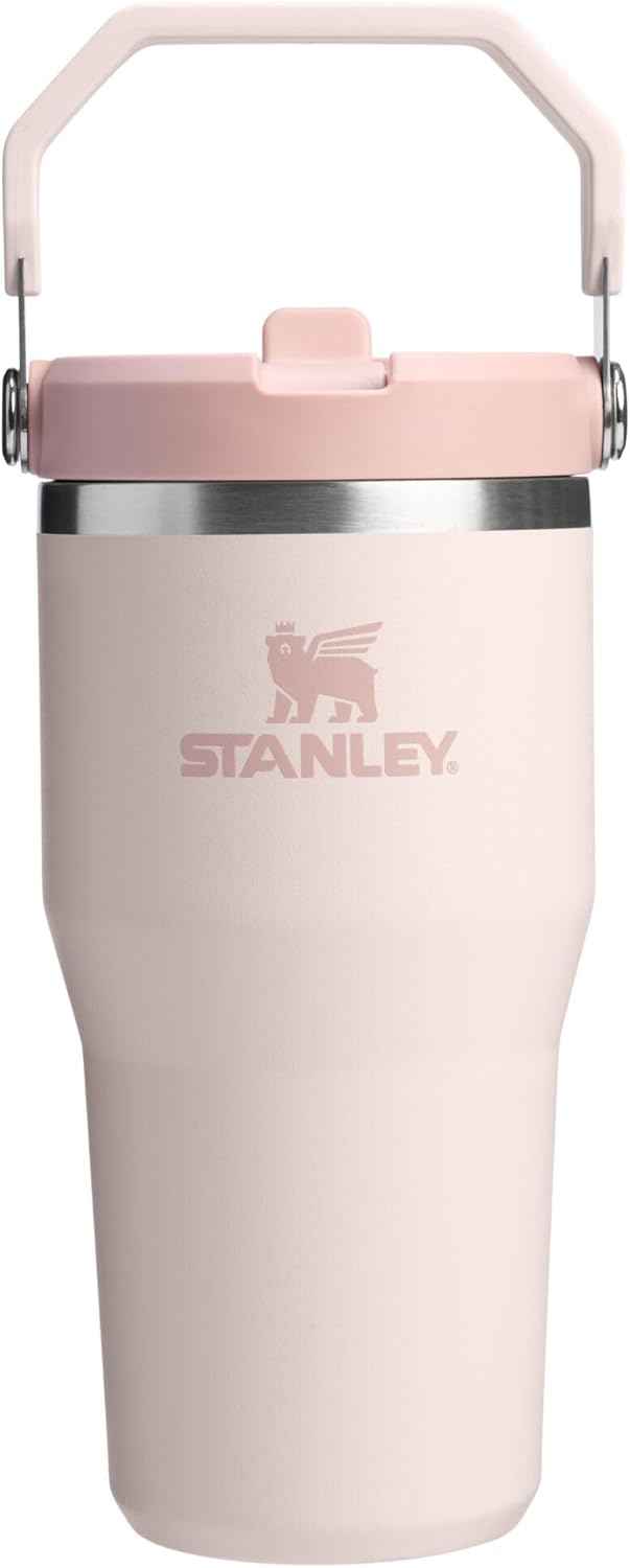 STANLEY IceFlow 2.0 Flip Straw Tumbler, 20 oz, Rose Quartz