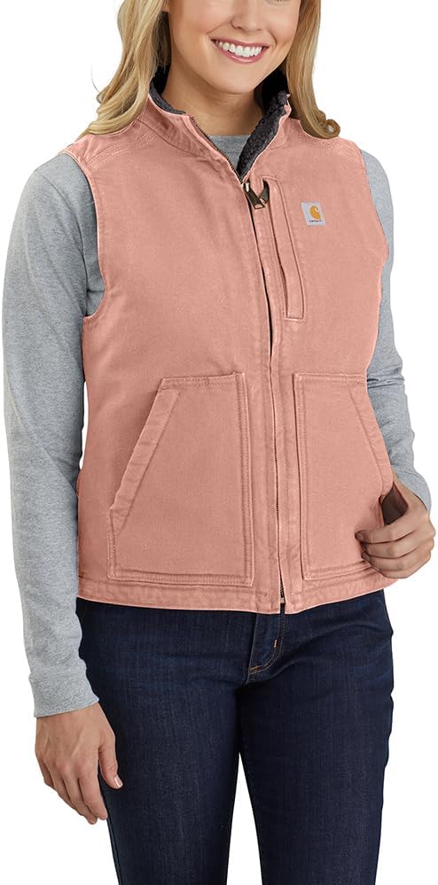 Carhartt Women's Washed Duck Mock Neck Vest