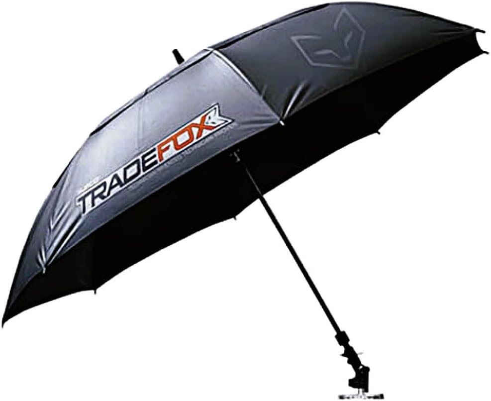 Supco 60 in UV Treated/Waterproof Umbrella, Adjustable Magnetic Base W/Lanyard, Black Polyester Canopy - 1 Each