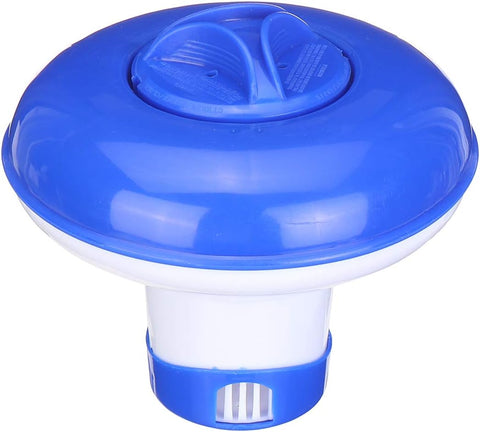 ATIE Collapsible/Retractable Mini 1" Chlorine/Bromine Tablet Dispenser for Small Kiddie Pool, Spa, Hot Tub, and Fountain, Ideal for Inflatable & Small Above-Ground Pools