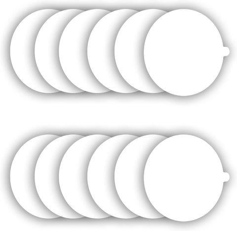 Shootingstar Flea Trap Refills, 7.1-Inch Sticky Pads Refill Discs, 12 Pack