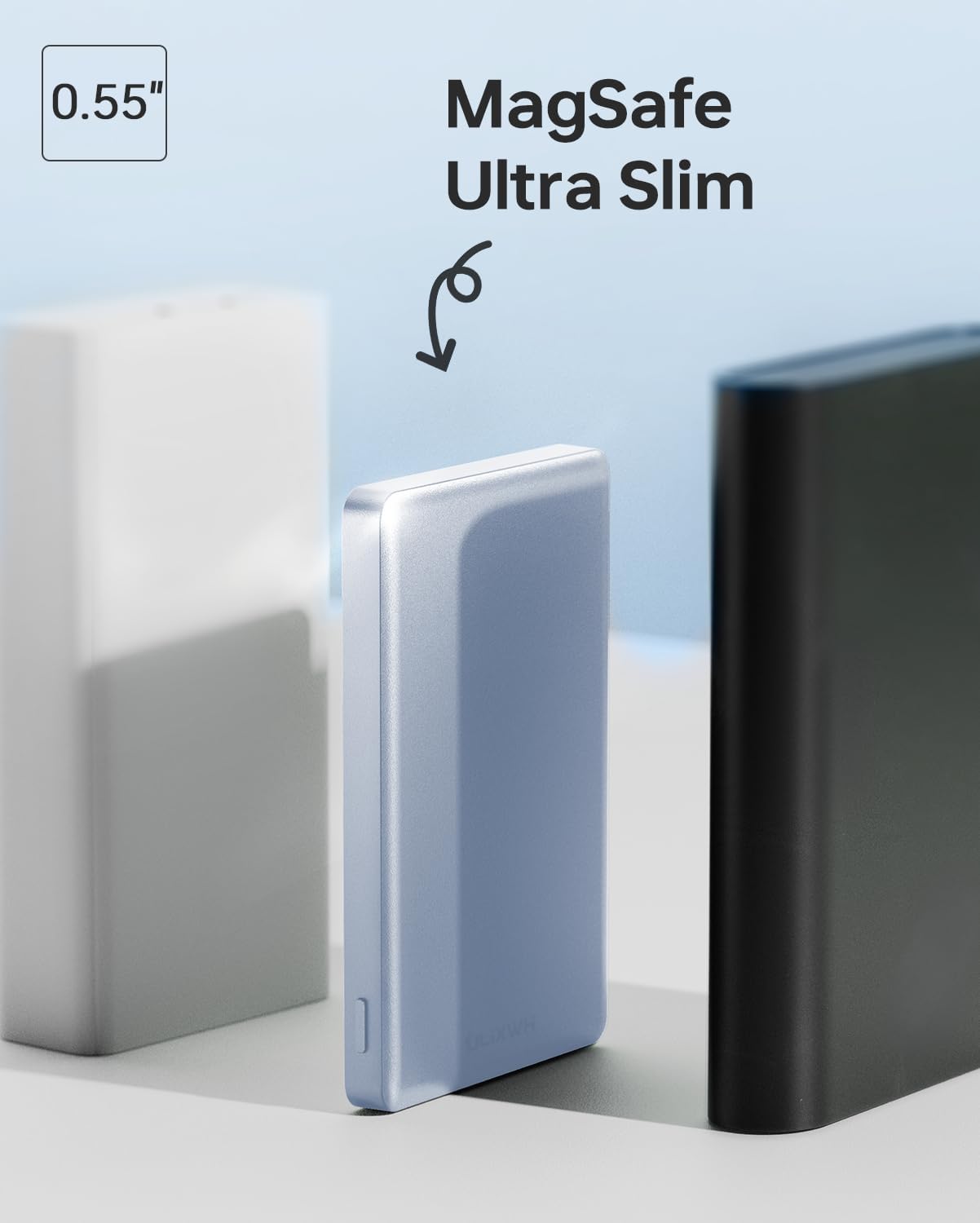 ULiXWH 10,000mAh for MagSafe Power Bank Ultra-Slim Metal-Alloy