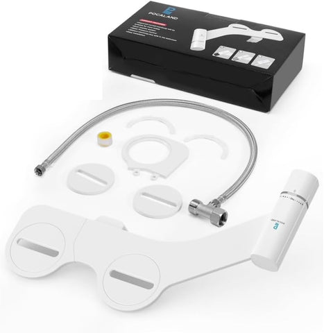 Bidet Attachment, Posterior&Feminine Wash-(Retractable Dual Nozzles)