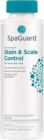 SpaGuard Stain & Scale Control for Spas & Hot Tubs, 1 Quart, 3 Pack