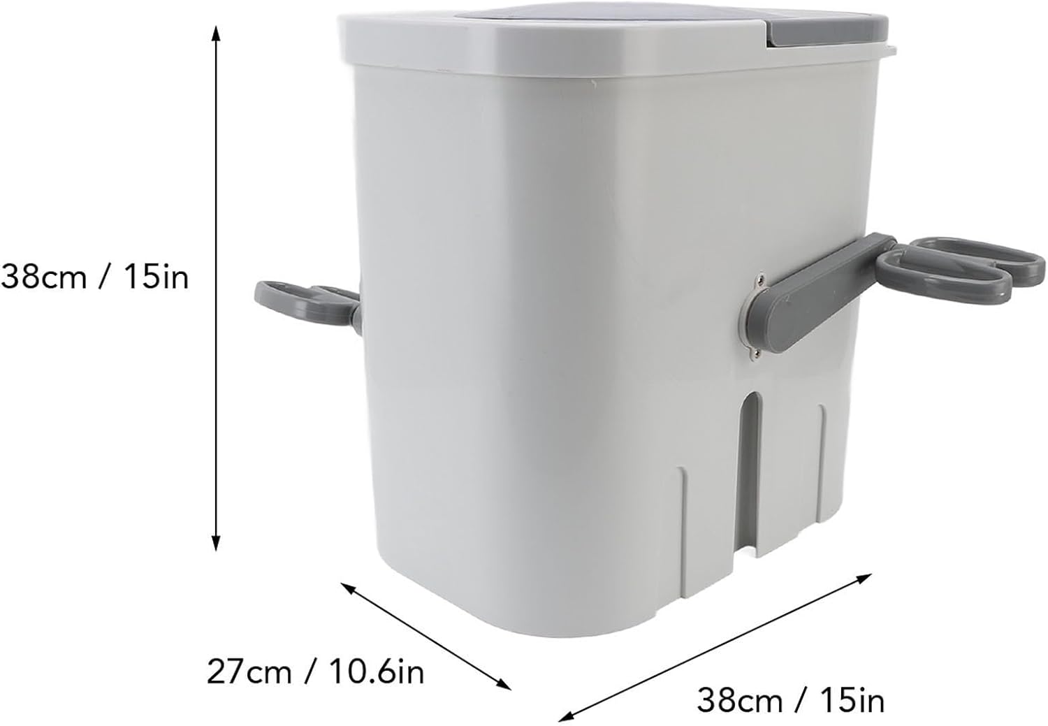 Gonetre Hand Crank Washing Machine Manual Clothes Washer Non Electric Portable Hand Crank Washing Machine For Dormitory Small Apartment RV Travel 27x38x38cm