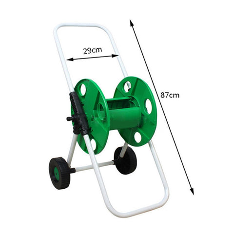 ＡＷＨＡＯ Hose Reel Cart Pipe Storage Rack Resistant Household Prevent Twisting Water Hose Holder Pipe Organizer for Patio Lawn Farm, KM01 15M