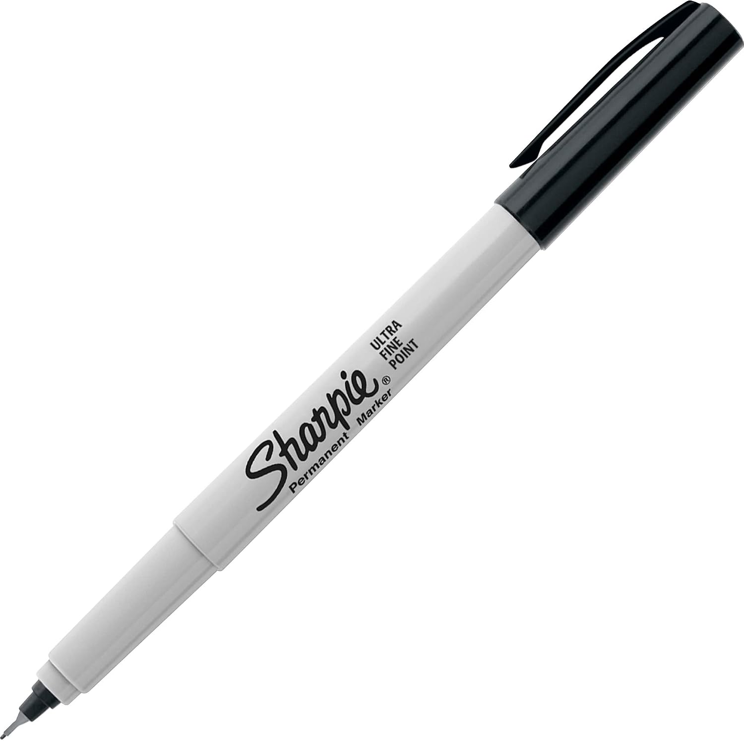 Sharpie Permanent Markers, Ultra Fine Point, Black, 5 Count - Home, School, Office Supplies