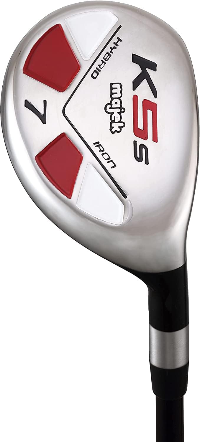 Majek Golf Mens All Hybrid #7 Senior Flex Right Handed New Utility A Flex Graphite Golf Club