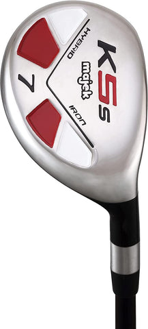 Majek Golf Mens All Hybrid #7 Senior Flex Right Handed New Utility A Flex Graphite Golf Club