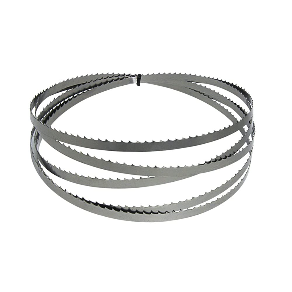 ZXHFSH Band Saw, 1 Piece 2240x6.35x0.35mm Bandsaw Blade 88-1/4''x1/4"" x0.014 6 TPI Woodworking Band Saw Blades for Non-Ferrous Metals Plastic, 170820