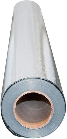 MWS 500 sqft Aluminum Foil Barrier Insulation Sauna Vapor Barrier Waterproof Strong