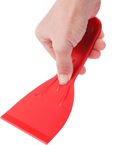 3 Pcs Putty Knife,Flexible Plastic Paint Scraper Tool for Spackling